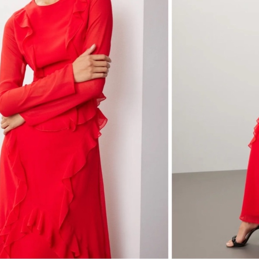 Delfi collective “Annika” red gown perfect for Valentine’s Day 🌹♥️ - Picture 5 of 7